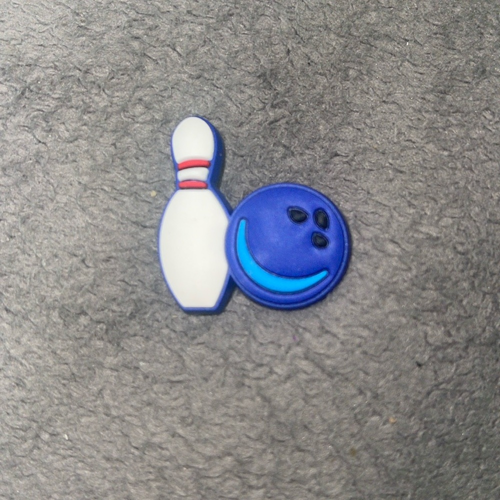 Bowling Croc shoe charm new - bundle pricing